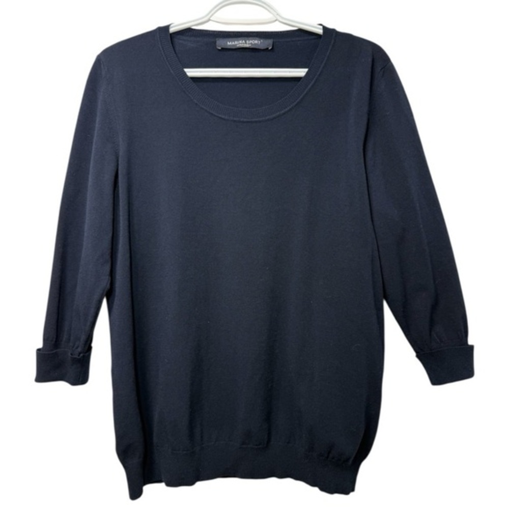 Marina Rinaldi Sport Navy Maglia Tricot Sweater size L